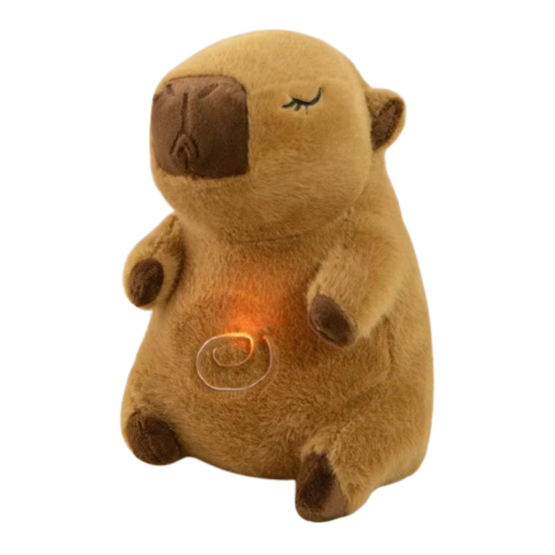 Peluche que respira: luces, sonido y amor