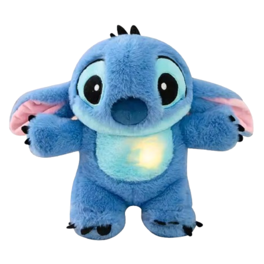 Peluche que respira: luces, sonido y amor