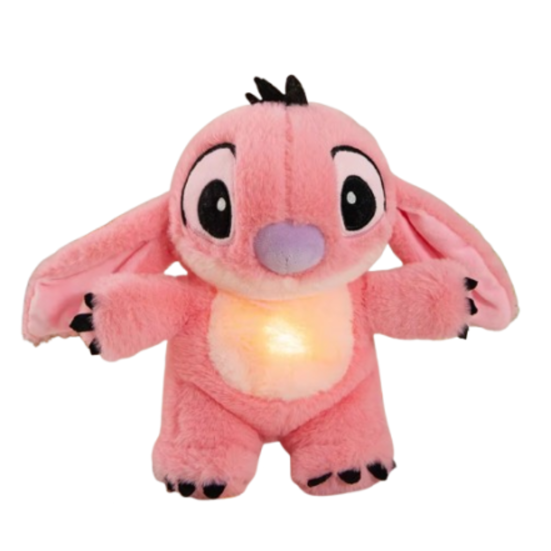 Peluche que respira: luces, sonido y amor