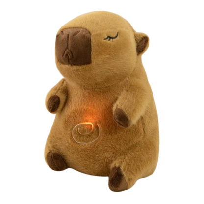 Peluche que respira: luces, sonido y amor